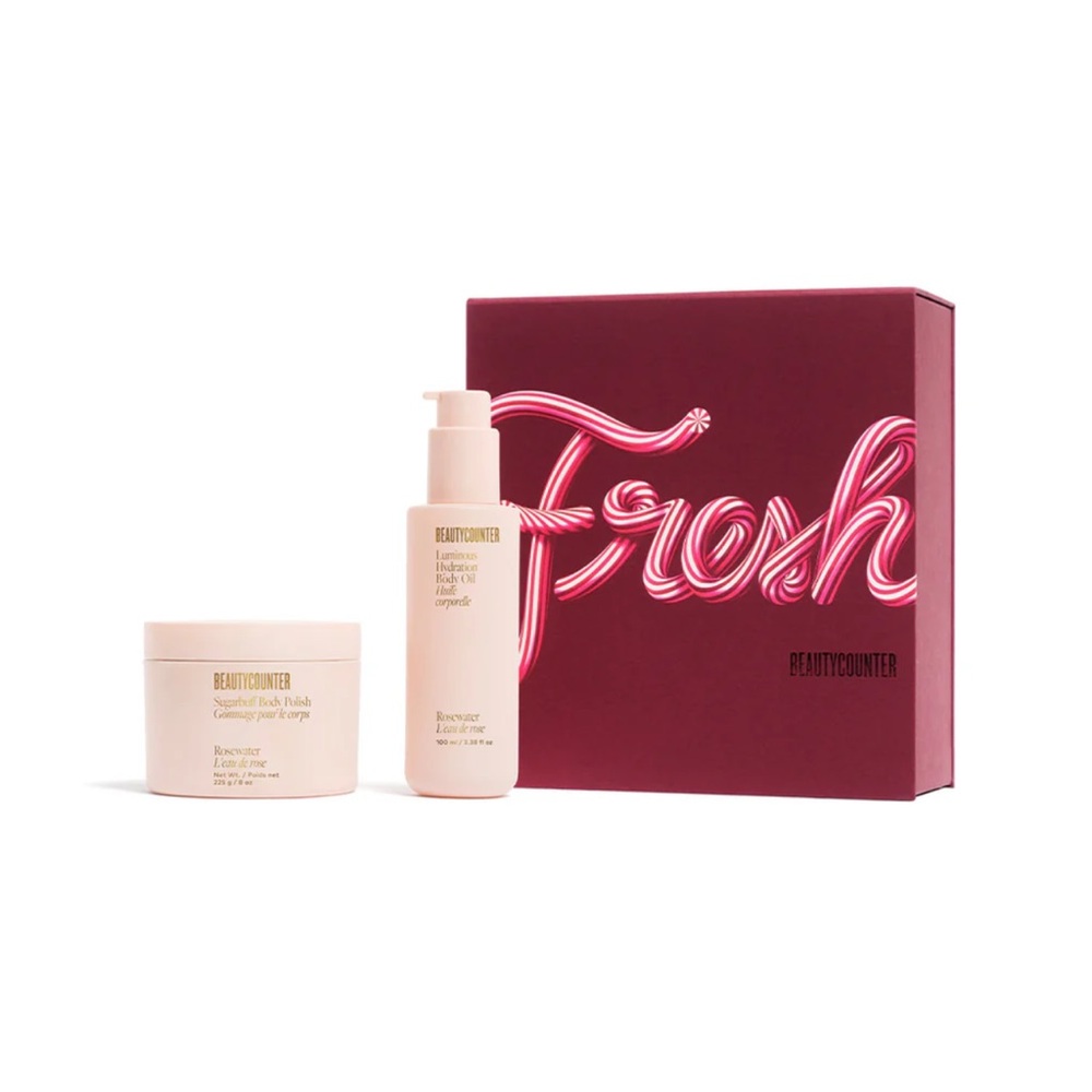 Beautycounter sugar and silk body set